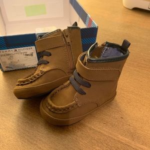 Brown Kids Tommy Hilfiger Baby Aiden Boot